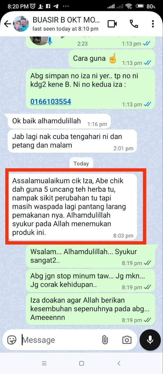 Testimoni WhatsApp En.Mokhtar