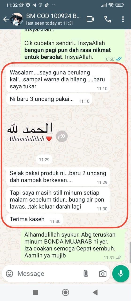 Testimoni WhatsApp En. Mubasyir