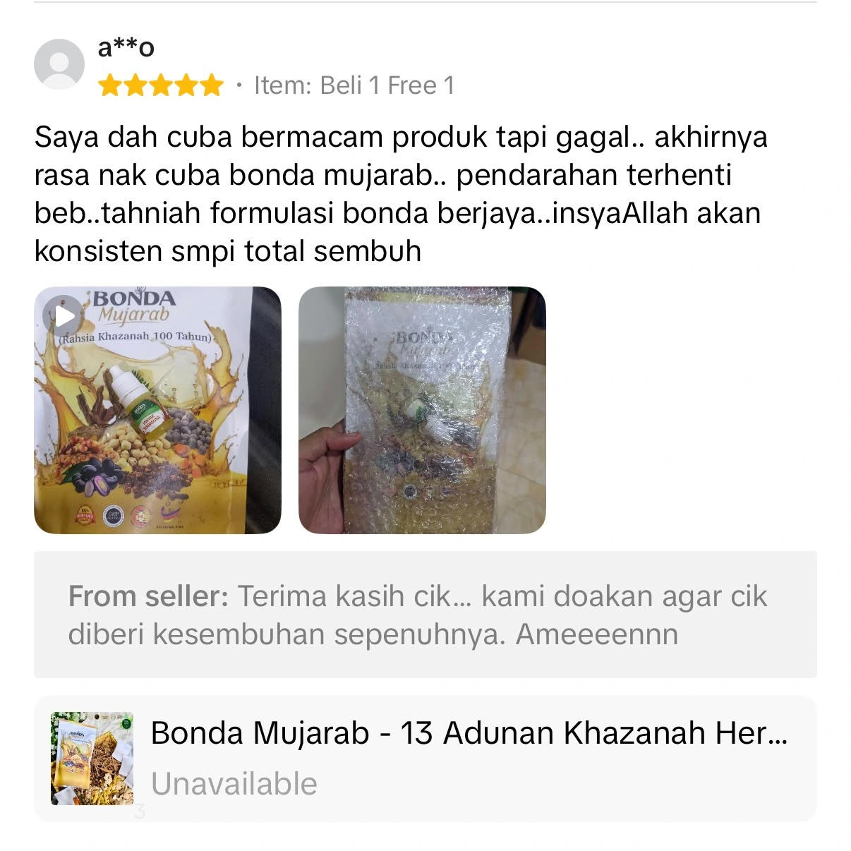 Testimoni a**o ·