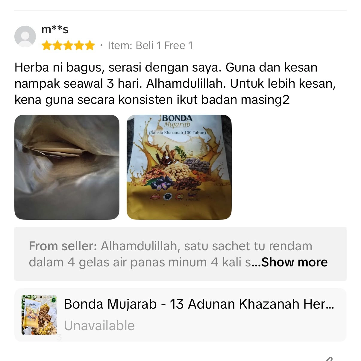 Testimoni m**s