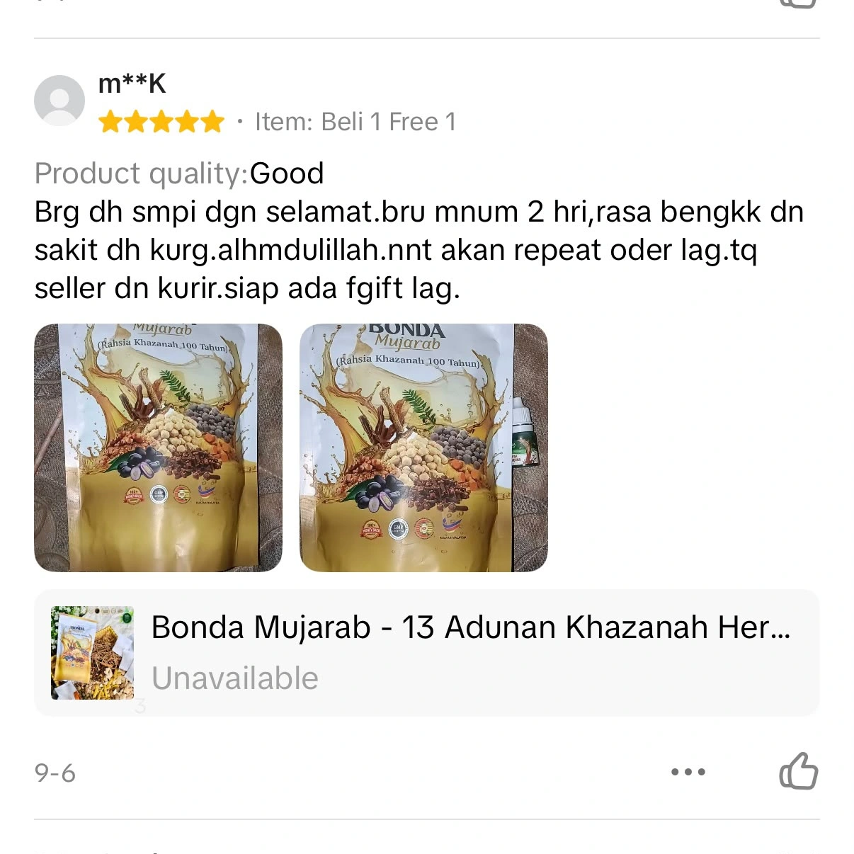Testimoni m**K